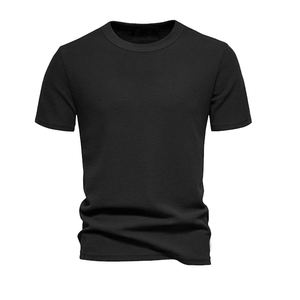 T-shirt surdimensionné de haute qualité pour hommes vêtements en tricot doux couleurs unies impression numérique sérigraphie DTF DTG grande taille - Product Image 5