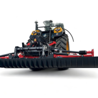 Niveleuse à moteur ICEGPS 2,5-4 m réglable avec poutre extensible, robuste, capacité 1t pour le nivellement des routes