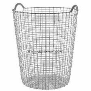 ตะกร้าเก็บขนมปังเหล็กขนาดใหญ่เคลือบผงสีดำสำหรับเก็บผักและผลไม้ดีไซน์ยอดเยี่ยม - Product Image 3