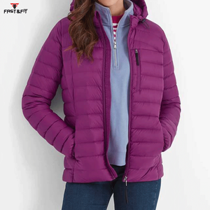 Blouson Bomber Long pour Femme, Fait Sur Mesure, Professionnel, Rembourrage en Coton, Respirant, avec Fermeture à Ceinture - Product Image 3