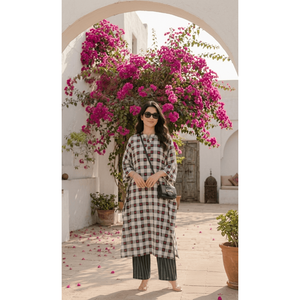 Conjunto de Kaftan Kurta Love Notes, Talla Única, Ligero, para Primavera/Verano - Product Image 4