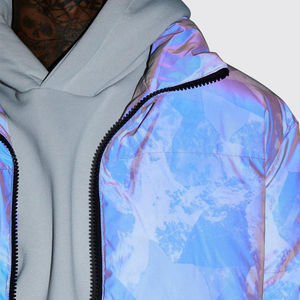 Veste matelassée unisexe de qualité supérieure, fermeture éclair sur le devant, hiver, personnalisée, matelassée, imperméable, respirante, séchage rapide, veste à capuche pour l'extérieur - Product Image 3