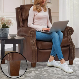 ขาตู้ไม้ยางพาราทรงสี่เหลี่ยม5นิ้วขาเฟอร์นิเจอร์ไม้เรียวสีน้ำตาล5นิ้วสำหรับโซฟาพร้อมเฟอร์นิเจอร์โบลต์อุปกรณ์เสริมสำหรับเตียง - Product Image 3