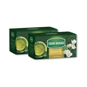 Высококачественные пакетики с зеленым чаем с органическим вкусом, жасмин, вьетнамский материал, жасминовый чайный пакетик без бирки