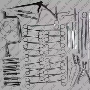 Juego de Instrumentos Quirúrgicos Ortopédicos Manuales de Alta Calidad, Retractor de Laparotomía Baby Balfour, Instrumentos de Craneotomía Reutilizables y Autoclavables - Product Image 1