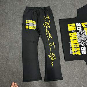 Conjunto de camiseta y pantalón con estampado personalizado Sun Faded con camiseta de calidad, conjuntos informales de 2 piezas - Product Image 2