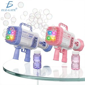 Pistola Gigante per Bolle di Sapone in Plastica con 64 Fori per Bambini e Adulti, Ideale per Feste, Compleanni e Attività all'Aperto - Product Image 1