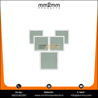 Plaque d'accès au plafond carrée 45x45 en aluminium thermolaqué blanc de qualité supérieure, facile à accéder, pour appartement, directement du fabricant