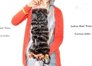 Prix usine Bon Produit Vierge Indien Fermeture Ondulés Doux Soyeux Naturel Grande Quantité Haute Qualité Cheveux Humains Alignés sur les cuticules - Product Image 6
