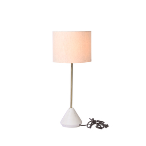 Lampe de table en marbre de style nordique moderne en gros, base en marbre, lampes de table pour la maison, l'hôtel, prix d'usine en Inde - Product Image 1