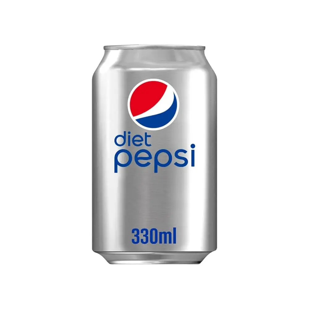 Pepsi Diet 330ml Experimente el delicioso refresco de Pepsi sin la oferta de calorías