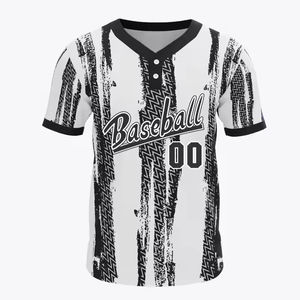 Maillots de football personnalisés, vêtements de baseball imprimés, t-shirt ample en maille respirante à séchage rapide, maillot de football américain - Product Image 2