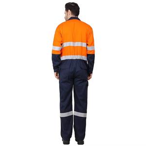 Combinaison de vêtements de travail réfléchissante combinaison de soudage haute visibilité uniforme de vêtements de travail de sécurité de protection pour les travailleurs industriels - Product Image 4