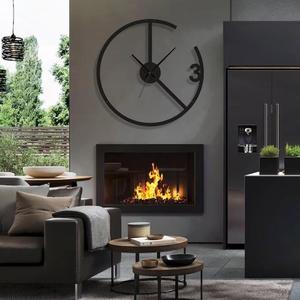 Modern Wall <b>Clock</b>, Oversized Wall <b>Clock</b>, Metal Wall <b>Clock</b>, Large Wall <b>Clock</b>, Minimalist Wall <b>Clock</b>, Silent Wall <b>Clock</b> Gearwheel - Product Image 2