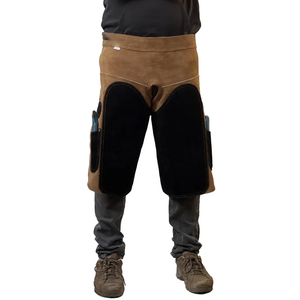 Tablier de maréchal-ferrant professionnel Chap en cuir de vache de force pour le ferrage de chevaux et le toilettage Instruments vétérinaires équestres - Product Image 5