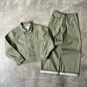 Jeans bootcut vintage surdimensionnés personnalisés, jeans baggy, jambe large, denim brut, style streetwear, approvisionnement ODM - Product Image 1