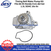 MBSGSW Kit de courroie de distribution Pompe à eau pour Lexus RX330 ES330 Toyota Solara Sienna Camry Highlander 3.0L 3.3L V6 2001-2008 TBK257A