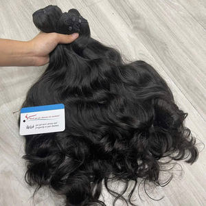 Cheveux vierges vietnamiens naturels ondulés, fabriqués pour une beauté durable, peuvent être décolorés, en stock, nombreuses longueurs - Product Image 2