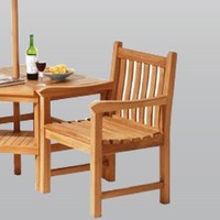 Ensembles de salle à manger de jardin en teck au design moderne pour hôtels et appartements – Table et chaises de patio, mobilier d'extérieur
