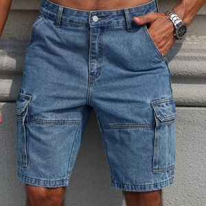 Tendance HSI 2026, Streetwear d'été personnalisé, Qualité supérieure, Denim délavé à l'acide avec strass, Fabriqué au Pakistan - Product Image 1