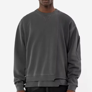 Sudadera Personalizada para Hombre, de Algodón/Poliéster, Transpirable, Manga Larga, Cuello Redondo, con Capucha, Diseño Sólido, para Invierno - Product Image 1