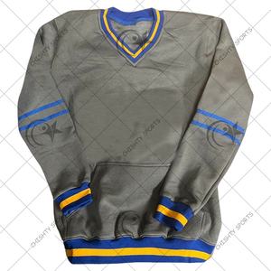 Personalizado peso pesado chenille logo estilo universitario mujeres OEM Jersey polar cuello redondo diseño personalizado sudadera - Product Image 5