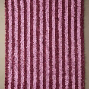 พรมปูพื้นลายทางแนวตั้งแบบถักทอทันสมัย ทำจากผ้าฝ้าย ใช้ได้สองด้าน เหมาะสำหรับใช้ในบ้านและการเดินทาง - Product Image 1