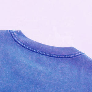 Camiseta gráfica de Algodón 100% con corte y costura personalizado, camisetas de talla grande Vintage con lavado ácido y lejía de peso pesado para hombre - Product Image 5