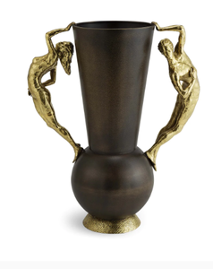 Florero de aluminio de color negro de diseño estándar florero de hoja blanca y oro pulido con espejo de aspecto nuevo antiguo para la venta superior - Product Image 5