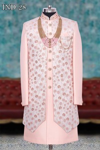 Designer brodé indien Sherwani marié mariage Sherwanis hommes Sherwani design personnalisé au meilleur prix de gros - Product Image 6