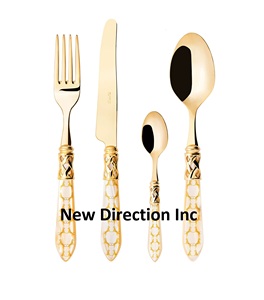 ชุดช้อนส้อมสำหรับตกแต่งโต๊ะอาหารค่ำสไตล์หรูหรา - Product Image 1