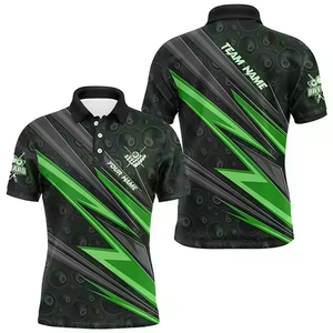 Camiseta Deportiva de Golf Personalizada con Logotipo, de Secado Rápido, Transpirable, 100% Poliéster, Tejido de Punto, para Hombre, Casual, Manga Corta, de Alta Calidad, Estilo Urbano - Product Image 5