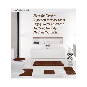 พรมห้องน้ำเนื้อนุ่มกันลื่นสำหรับห้องน้ำพรมอาบน้ำแบบซักได้ - Product Image 4