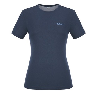 T-shirt demi-manches rond léger mélangé pour femme REWFTSM22650 - Product Image 1