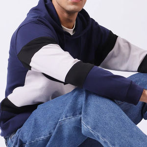 Sudadera con capucha con estampado de soplo de bordado personalizado de alta calidad para hombre, sudadera de gran tamaño French Terry, teñida Lisa para uso en invierno - Product Image 6