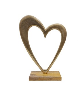 Estrella Decorativa para Eventos, Fiestas y Decoración del Hogar, Estrella de Aluminio con Base Rectangular de Madera de Mango, Color Plateado y Natural - Product Image 2