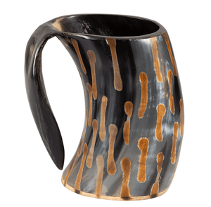 Tasses uniques en corne de buffle pour le café, la bière, le vin, les boissons, tasse en corne personnalisée, corne à boire viking naturelle en corne de buffle - Product Image 1