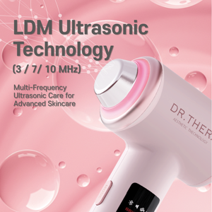 เครื่องนวดหน้าและยกกระชับผิวหน้าแบบพกพา DR.THERA DUO ใช้คลื่นอัลตราโซนิก ชาร์จผ่าน USB สำหรับใบหน้าและลำคอ - Product Image 2