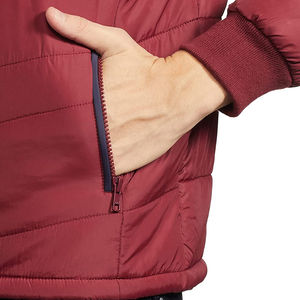 Vestes matelassées personnalisées taille plus Vestes d'hiver à capuche coupe-vent pour hommes au prix de gros avec logo personnalisé - Product Image 6