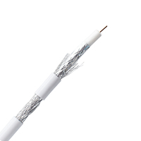 Cable Coaxial RG6 de Alta Calidad con Revestimiento de PVC LSZH de 75 Ohmios para Antena de Satélite y TV, para Sistemas de CATV