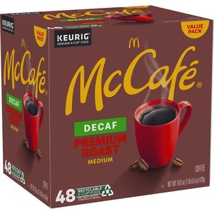 McCafe Premium Roast Decaf, Cápsulas K-Cup Individuales Keurig, Cápsulas de Café de Tueste Medio, Paquete de 48 - Product Image 6