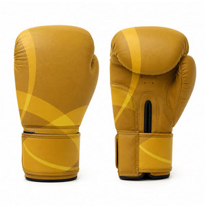 Heavy Duty PU Leather Fighting Training Boxing <b>Gloves</b> Professional Adjustable Wrist Support Boxing <b>Gloves</b> - Product Image 1