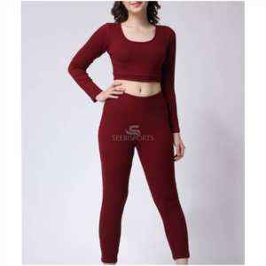 SEEBI Sports Fitness Wear alta calidad personalizable y cómodo conjunto de gimnasio de cintura alta para mujeres con material de alta calidad - Product Image 1