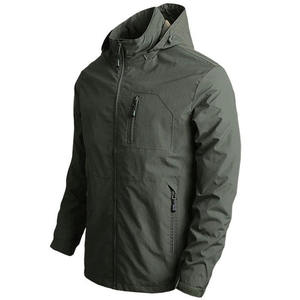 Veste coupe-vent pour hommes à la mode personnalisée du fabricant pakistanais 2024 Veste d'extérieur longue et mince au tarif de gros - Product Image 5