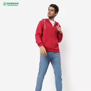 Sudadera con capucha térmica unisex de invierno con cremallera, de algodón de alta calidad y personalizada, de felpa o felpa francesa, transpirable y de secado rápido - Product Image 2