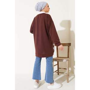 Túnica Marrón con Detalle de Aluminio - Product Image 3