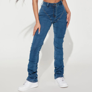 Casual Style Denim Jeans <b>Ladies</b> <b>Shorts</b> Breathable Plain Simple Premium Cotton Quality Material Denim Jeans Pants Women - Product Image 4