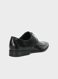 Chaussures en cuir noir de qualité supérieure pour hommes, avec une construction de haute qualité et un look poli, cuir de qualité supérieure et semelle confortable - Product Image 3