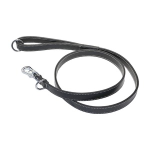 Correa doble para perros, correa ajustable de cuero de vaca OEM, diseño personalizado directo de fábrica de Malasia para perros grandes y medianos, suave y resistente - Product Image 1