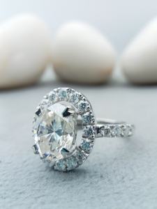 Anillo de tendencia Hip Hop de oro de 10K y 18K de lujo para hombre, Baguette redondeada de diamante Natural VVS completo para bodas, aniversarios, clásico - Product Image 2